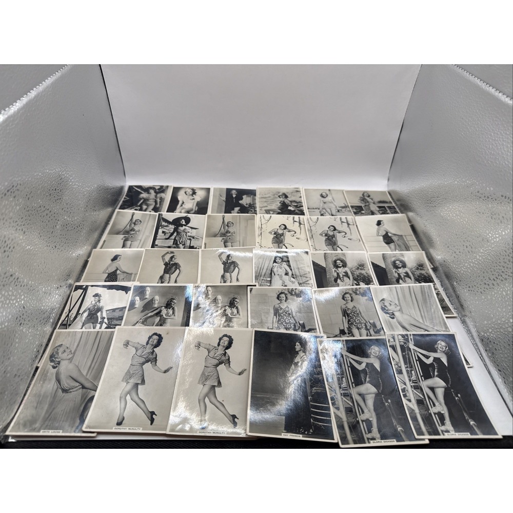BAT Modern Beauties 1939 - 5th Series Lot Of 39 Cards Pinup B&W Photo EUC